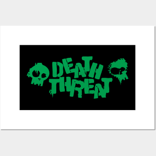 Green Skull Death Posters and Art